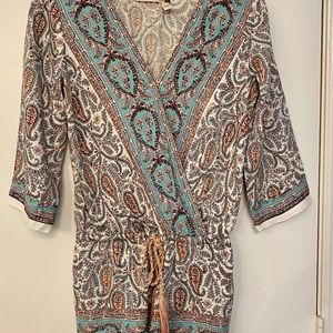 Chelsea & Violet Boho Romper- XS